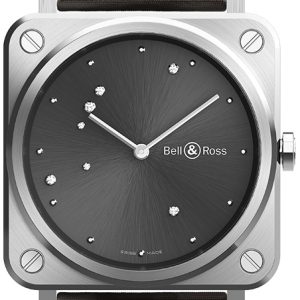 Bell & Ross BR-S-GREY-DIAMOND-EAGLE-CALFSKIN Br S Quartz