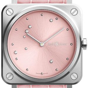 Bell & Ross BRS-PINK-DIAMOND-EAGLE-ALLIGATOR Br S Quartz