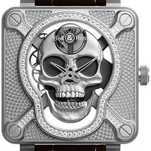 Bell & Ross Herrklocka BR-01-LAUGHING-SKULL-LIGHT-DIAMO Br 01