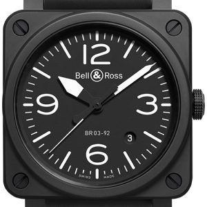 Bell & Ross Herrklocka BR-03-92-BLACK-MATTE Instruments