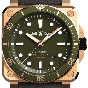 Bell & Ross Herrklocka BR-03-92-DIVER-GREEN-BRONZE Instruments