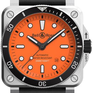 Bell & Ross Herrklocka BR-03-92-DIVER-ORANGE Instruments