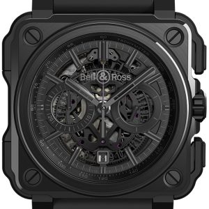 Bell & Ross Herrklocka BR-X1-PHANTOM Experimental Svart/Gummi