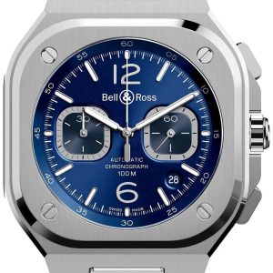 Bell & Ross Herrklocka BR05C-BU-ST-SST Br 05 Blå/Stål