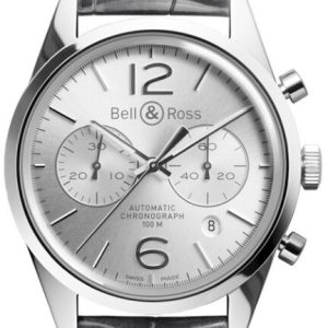 Bell & Ross Herrklocka BRG126-WH-ST-SCR BR 126