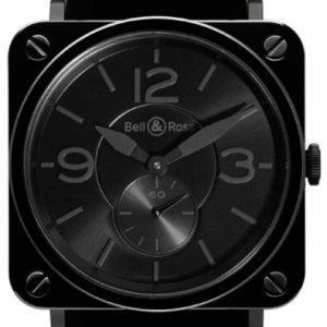 Bell & Ross Herrklocka BRS-BLC-PH-SCE BR S Quartz Svart/Keramik