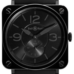 Bell & Ross Herrklocka BRS-BLC-PH-SRB BR S Quartz Svart/Gummi