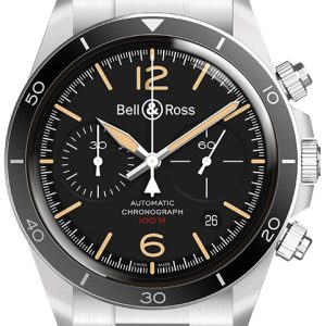 Bell & Ross Herrklocka BRV294-HER-ST-SST Br V2-94 Svart/Stål