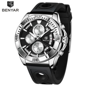 benyar tornado silver black rubber