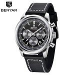 benyar wildfire leather silver black