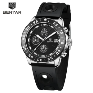 Benyar Windstorm Silver Black Rubber