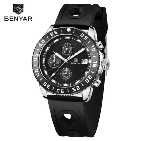 benyar windstorm silver black rubber