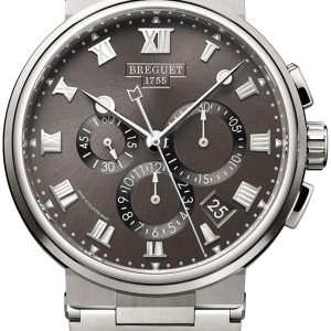 Breguet Herrklocka 5527TI-G2-TW0 Marine Grå/Titan ⌀42.3 mm