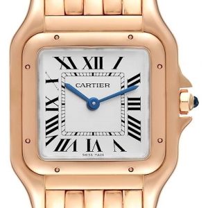 Cartier Damklocka WGPN0007 Panthere De Silverfärgad/18 karat