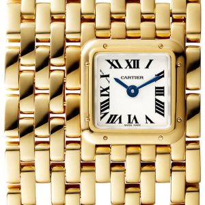 Cartier Damklocka WGPN0018 Panthere De Vit/18 karat gult guld