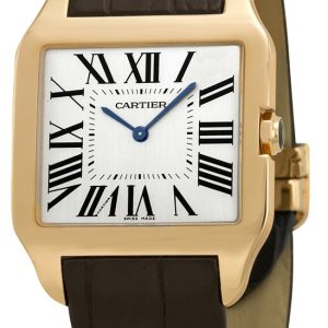 Cartier Santos Dumont Herrklocka W2006951 Beige/Läder 35x29 mm