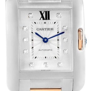 Cartier Tank Anglaise WT100034 Silverfärgad/Stål