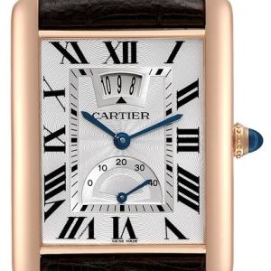 Cartier Tank Louis Herrklocka W1560003 Silverfärgad/Läder