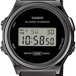 Casio Damklocka A171WEMB-1AEF Vintage LCD/Stål ⌀36 mm