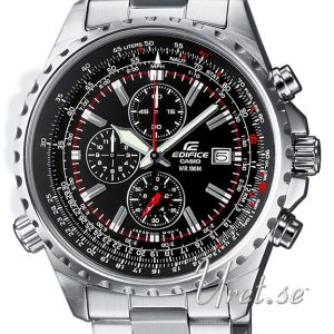 Casio Herrklocka EF-527D-1AVEF Edifice Svart/Stål ⌀45.5 mm