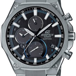 Casio Herrklocka EQB-1100D-1AER Edifice Svart/Stål ⌀44.6 mm