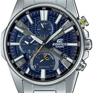 Casio Herrklocka EQB-1200D-2AER Edifice Blå/Stål ⌀45.2 mm