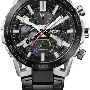 Casio Herrklocka EQB-2000DC-1AER Edifice Svart/Stål ⌀47.8 mm