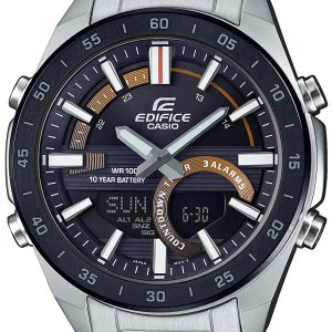 Casio Herrklocka ERA-120DB-1BVEF Edifice Svart/Stål ⌀46.9 mm