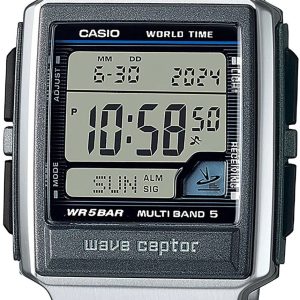 Casio Herrklocka WV-59RD-1AEF Wave Ceptor LCD/Stål