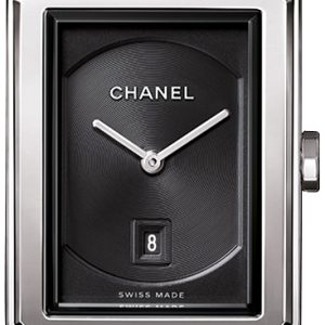 Chanel Damklocka H4884 Boy-Friend Svart/Läder