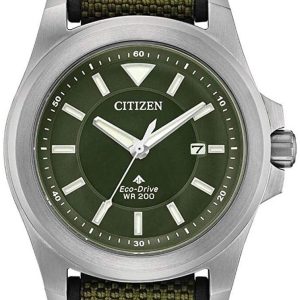 Citizen Herrklocka BN0211-09X Promaster Grön/Gummi ⌀42 mm