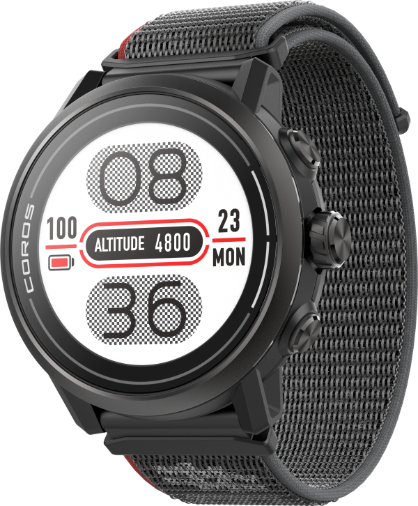coros apex 2 premium multisport watch black