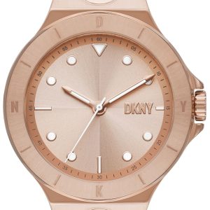 DKNY Damklocka NY6642 Chambers Roséguldstonad/Roséguldstonat stål