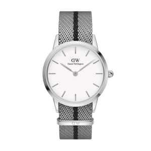 Daniel Wellington DW Klocka 36mm Iconic NATO Grey/Black Silver