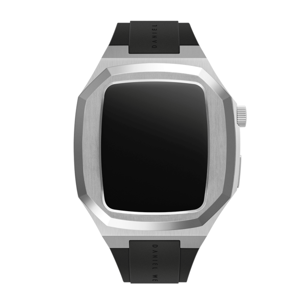 daniel wellington dw switch 44mm silver smartwatch case