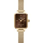 daniel wellington quadro mini evergold gold amber