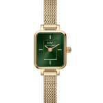 daniel wellington quadro mini evergold gold emerald