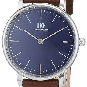 Danish Design Dress Damklocka 3324602 Blå/Läder ⌀30 mm