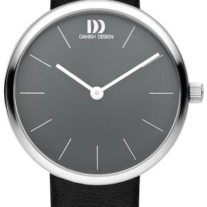 Danish Design Dress Damklocka IV14Q1204 Grå/Läder ⌀31 mm