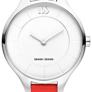 Danish Design Dress Damklocka IV24Q1187 Vit/Läder ⌀32 mm