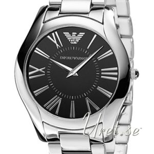 Emporio Armani Super Slim Herrklocka AR2022 Svart/Stål ⌀43 mm