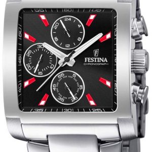 Festina 99999 Herrklocka F20423-8 Svart/Stål