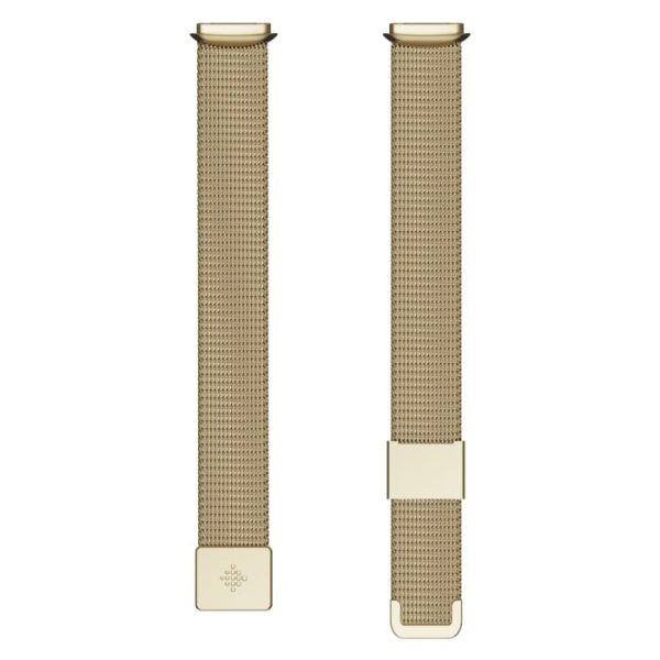 fitbit luxe armband i rostfritt stål guld