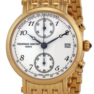 Frederique Constant Classics Damklocka FC-291A2R5B Vit/Gulguldtonat