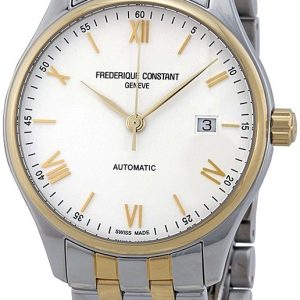 Frederique Constant Classics Herrklocka FC-303WN5B3B Vit/Gulguldtonat