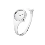 georg jensen - vivianna bygelklocka 27 mm - kvartsverk spegelurtavla