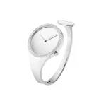 georg jensen - vivianna bygelklocka 34mm - kvartsverk diamantinfattning