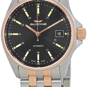 Glycine Combat GL0107 Svart/Roséguldstonat stål ⌀36 mm