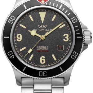 Glycine GL0261 Combat Sub Svart/Stål ⌀42 mm