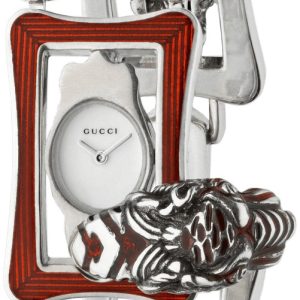 Gucci Damklocka YA149510 Dionysus Vit/Stål 26x13 mm